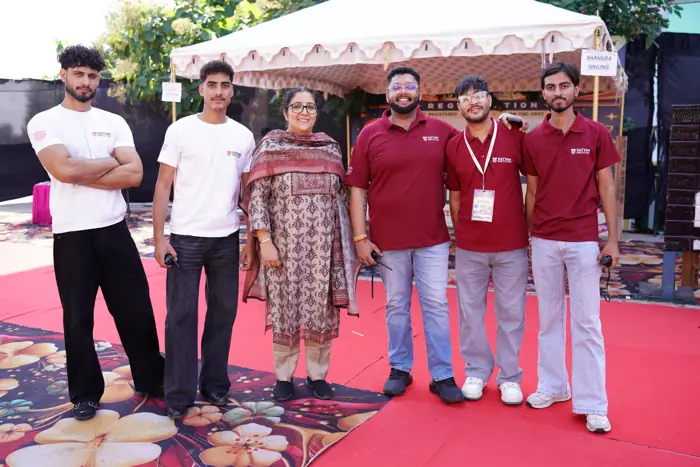 Organising team at the venue